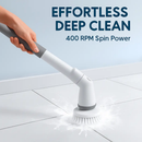 Electric Spin Scrubber with Telescopic Arm and 6 Heads by LJGDeals