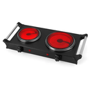 1000W Electric Single Burner Portable Heating Hot Plate Stove Countertop RV Hotplate with 5 Temperature Stepless Adjustments Portable Handles by LJGDeals