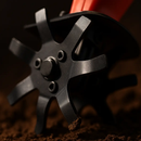 Cordless Tiller Cultivator with 4-Blade Tines by LJGDeals