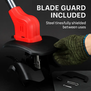 Cordless Tiller Cultivator with 4-Blade Tines by LJGDeals