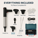 Electric Toilet Plunger with Real-Time Pressure Display by LJGDeals