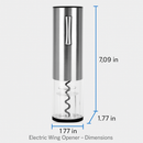 Electric Wine Opener Set with Aerator, Foil Cutter & Stopper by LJGDeals