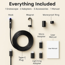 Endoscope Camera with Dual Lenses for Tight Space Inspection by LJGDeals