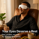 Eye Massager With Heat, Music, Wireless Mask for Migraines by LJGDeals