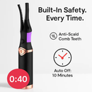 2 in 1 Clip Comb Heated Eyelash Curler for Home Use by LJGDeals