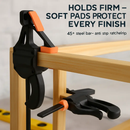 F Clamp Grip Set for Woodworking - Quick Release Clamps by LJGDeals