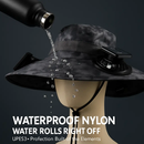 Wide Brim Sun Hat with 2 Solar-Powered Fans by LJGDeals