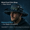 Wide Brim Sun Hat with 2 Solar-Powered Fans by LJGDeals