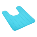 U Shaped Velvet Bath Rug with Non-Slip Backing by LJGDeals