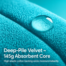 U Shaped Velvet Bath Rug with Non-Slip Backing by LJGDeals