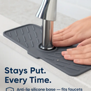 Silicone Faucet Mat for Kitchen Sink Splash Guard by LJGDeals