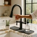 Silicone Faucet Mat for Kitchen Sink Splash Guard by LJGDeals