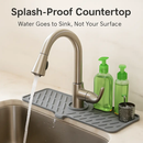 Silicone Faucet Mat for Kitchen Sink Splash Guard by LJGDeals