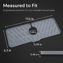 Silicone Faucet Mat for Kitchen Sink Splash Guard by LJGDeals
