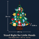 Felt Christmas Tree with Ornaments for Kids by LJGDeals