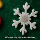 Felt Christmas Tree with Ornaments for Kids by LJGDeals