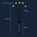 Solar Firefly Lights Swaying Pathway Lamps for Garden by LJGDeals