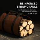 Firewood Carrier Bag with Handle for Indoor Outdoor Use by LJGDeals