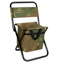 Foldable Fishing Chair with Backrest and Cooler Bag by LJGDeals