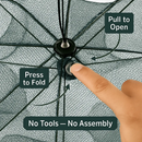 Fishing Trap Net Foldable Bait Trap for Shrimp & Crabs by LJGDeals