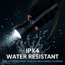 LED Tactical Flashlight: Rechargeable, Zoomable, 3 Modes by LJGDeals