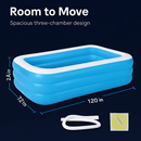 Inflatable Swimming Pool for Family Fun and Kids by LJGDeals