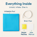Inflatable Swimming Pool for Family Fun and Kids by LJGDeals