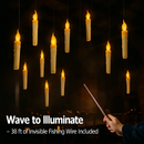 Flameless Floating LED Candles with Remote Wand by LJGDeals