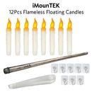 Flameless Floating LED Candles with Remote Wand by LJGDeals