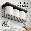 2-in-1 Floating Shelves with Storage Basket by LJGDeals