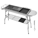 Foldable Charcoal BBQ Grill for Picnic and Camping by LJGDeals