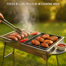 Foldable Charcoal BBQ Grill for Picnic and Camping by LJGDeals