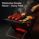 Foldable Charcoal BBQ Grill Portable X-Shape Tabletop by LJGDeals