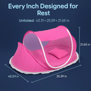 Foldable Baby Travel Bed with Mosquito Net by LJGDeals