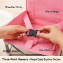 Travel Booster Seat with Detachable Tray for Baby by LJGDeals