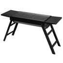 Foldable Charcoal BBQ Grill with Shelf for Camping by LJGDeals