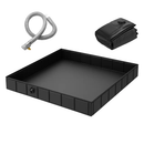 41x41x5.5in Portable Shower Pan Foldable Shower Basin Collapsible Camping Shower Tent Base with Detachable Drain Pipe for Indoor & Outdoor by LJGDeals