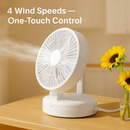 Foldable Table Fan with Wall & Desk Mount by LJGDeals