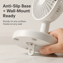 Foldable Table Fan with Wall & Desk Mount by LJGDeals