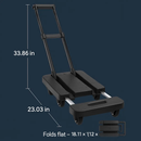 Folding Hand Truck with Telescopic Handle and 6 Wheels by LJGDeals