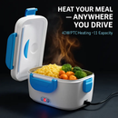 Electric Heated Lunch Box with Dual Trays by LJGDeals