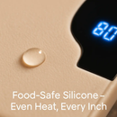 Food Warming Mat 23.6X15.8In 300W Fast Heating Electric Silicone Food Warmer With 14 Temp Levels 10Hrs Timer Settings Roll-Up Portable Hot Plates Heat by LJGDeals