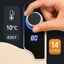 Food Warming Mat 23.6X15.8In 300W Fast Heating Electric Silicone Food Warmer With 14 Temp Levels 10Hrs Timer Settings Roll-Up Portable Hot Plates Heat by LJGDeals