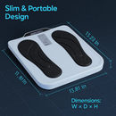 Rechargeable EMS Foot Massager for Neuropathy TENS Stimulator With 10Modes 50Intensities Remote Control For Muscle Relaxation Cramps Circulation Gift by LJGDeals