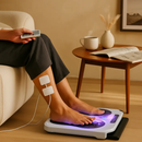 Rechargeable EMS Foot Massager for Neuropathy TENS Stimulator With 10Modes 50Intensities Remote Control For Muscle Relaxation Cramps Circulation Gift by LJGDeals
