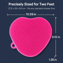 Foot Shower Scrubber Massager Aqua - Deep Clean & Comfort by LJGDeals
