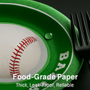 Baseball Party Dinnerware Set for 24 Guests by LJGDeals