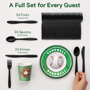 Baseball Party Dinnerware Set for 24 Guests by LJGDeals