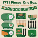 Baseball Party Dinnerware Set for 24 Guests by LJGDeals