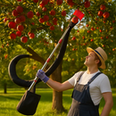 Fruit Picker Pole with Harvest Bag for Easy Harvesting by LJGDeals